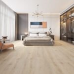 A diverse selection of flooring materials suitable for Texas homes, including hardwood, tile, laminate, and vinyl, with considerations for climate and durability.